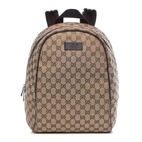 gucci emblem backpack.